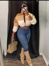 Load image into Gallery viewer, Winter Fashion Contrast Color Cotton Coat

