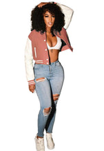 Load image into Gallery viewer, Fall Contrast Color Button Up Women Short Coat
