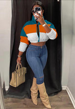 Load image into Gallery viewer, Winter Fashion Contrast Color Cotton Coat
